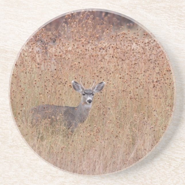 Porta-copos Veado no prado (Frente)