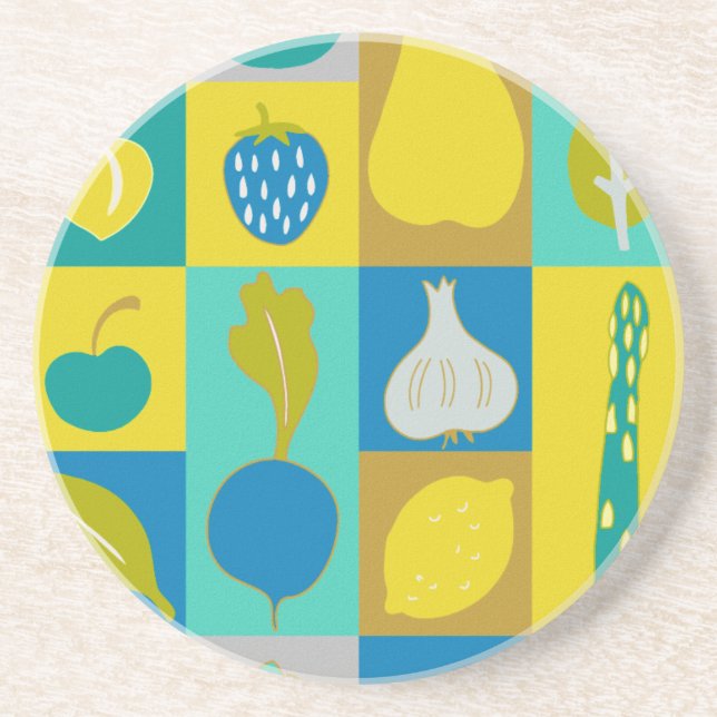 Porta-copos Veggie Blocks I (Frente)