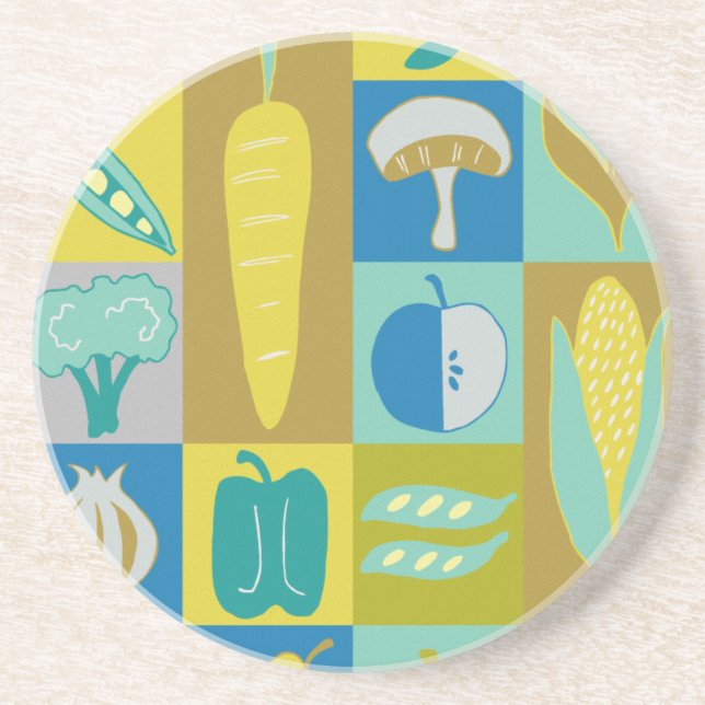 Porta-copos Veggie Blocks II (Frente)