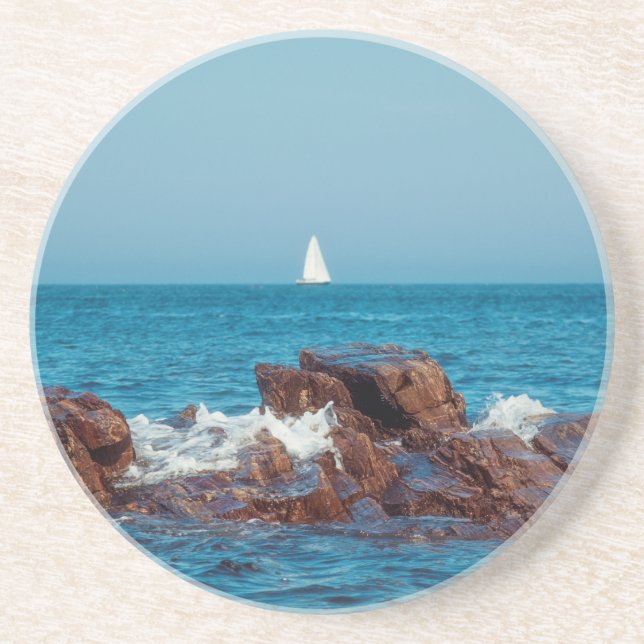 Porta-copos Velejando o Atlântico (Frente)