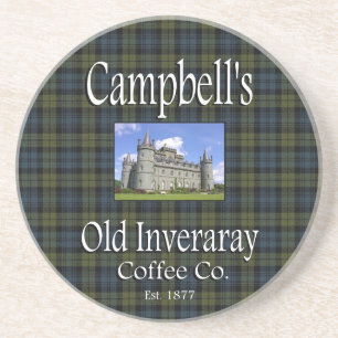 Porta copos velha do Co. do café do Inveraray de