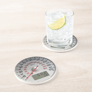 Porta-copos Velocímetro do carro moderno 170 MPH