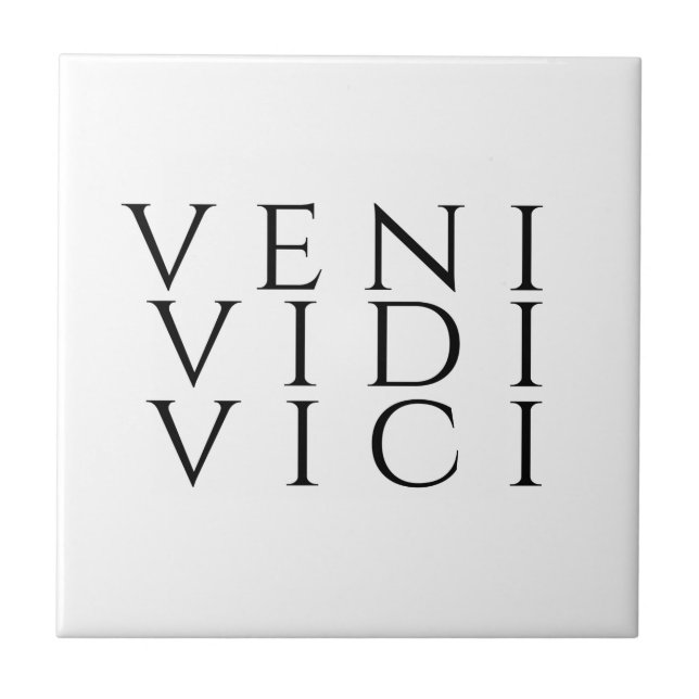 Porta copos Veni Vidi Vici (Frente)