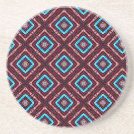 Porta-copos Vermelho Com Diamante Azul