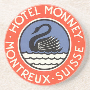 Porta-copos Viagens Antigas, Hotel Swan Bird Monney Suíça