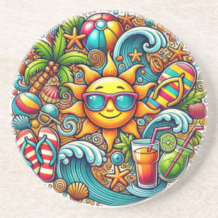 Porta-copos Víblias Tropicais de Verão