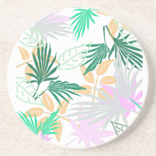 Porta-copos Víblias tropicais deixam plantas