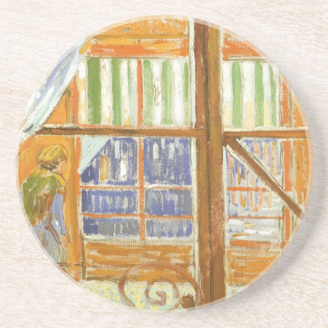 Porta-copos Vincent van Gogh - A Vitrina de uma Açougue (Frente)