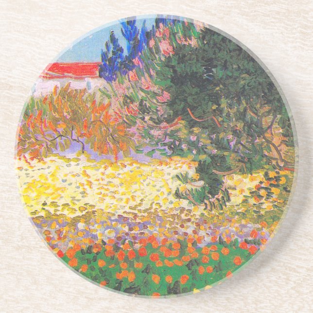 Porta-copos Vincent Van Gogh Flor Garden (Frente)