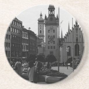 Porta-copos Vintage Alemanha Munique Church Marienplatz