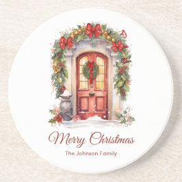Porta-copos Vintage Christmas Door Coaster