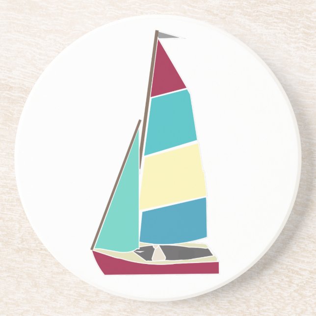 Porta-copos Vintage Dinghy (Frente)