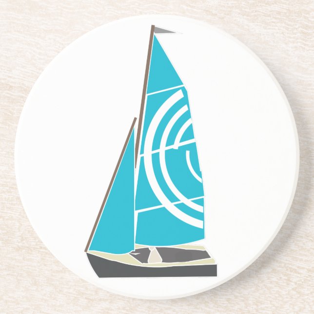 Porta-copos Vintage Dinghy (Frente)