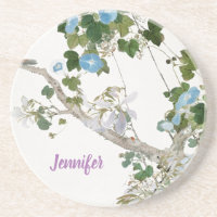Vintage Floral Asian Style Nome do Litógrafo