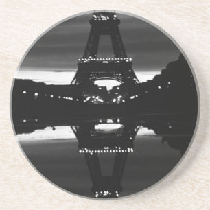 Porta-copos Vintage França Paris Eiffel reflexão torre 1970