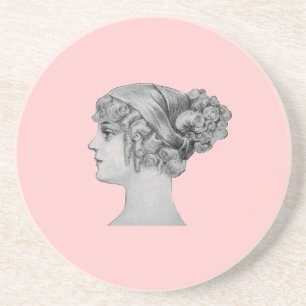 Porta copos Vintage Hairstyle