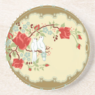 Porta-copos Vintage inspirou Love Dovs