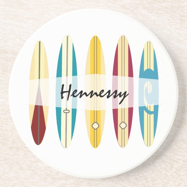 Porta-copos Vintage Longboards (Frente)