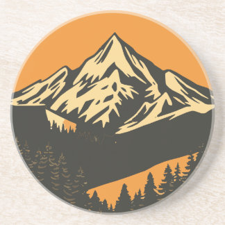 Porta-copos Vintage Mountain Sunset