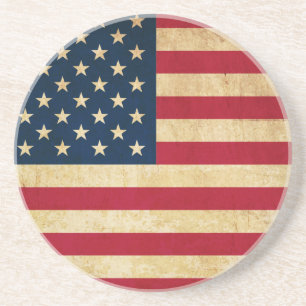 Porta-copos Vintage Patriotic American Flag