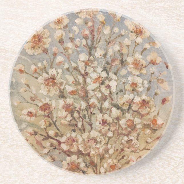 Porta-copos Vintage primavera floresce (Frente)