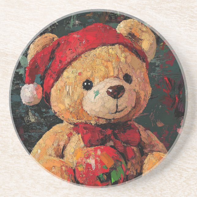 Porta-copos Vintage Teddy Bear (Frente)