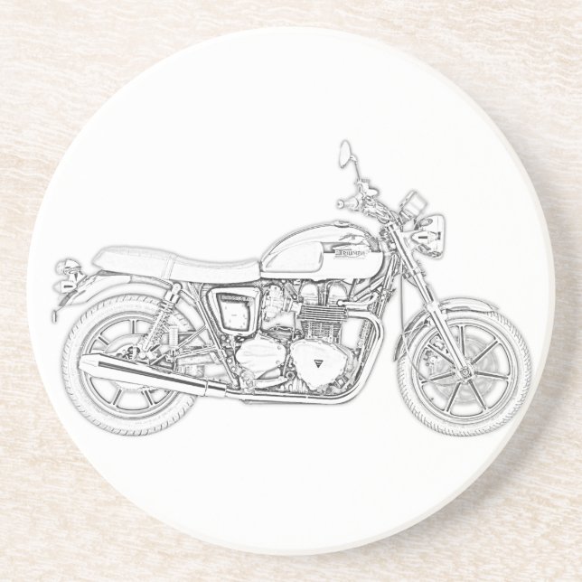 Porta-copos Vintage Triumph (Frente)