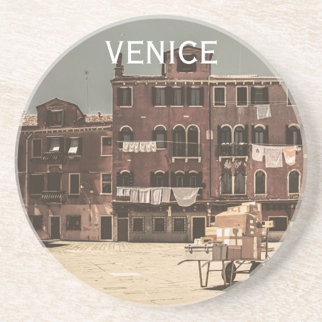 Porta-copos Vintage Venice (Frente)
