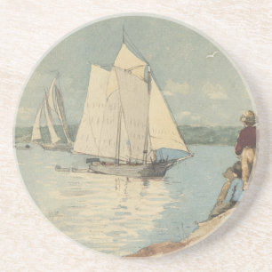 Porta-copos Vintage Winslow Homer Clear Navegando