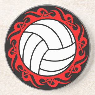 Porta-copos voleibol tribal