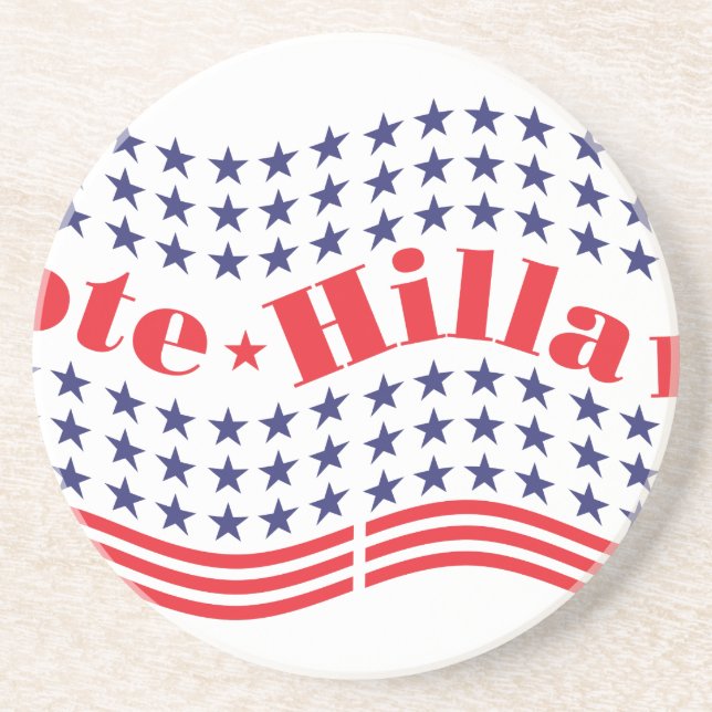 Porta-copos votação na hillary (Frente)