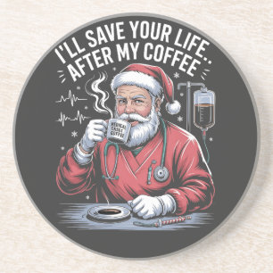 Porta-copos Vou Salvar Sua Vida Depois Do Meu Café De Natal