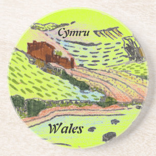 Porta-copos Wales/campo de Galês