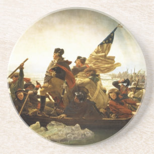 Porta-copos Washington cruzando o Delaware por Emanuel Leutze