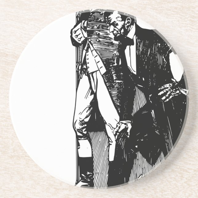 Porta-copos washington lincoln (Frente)