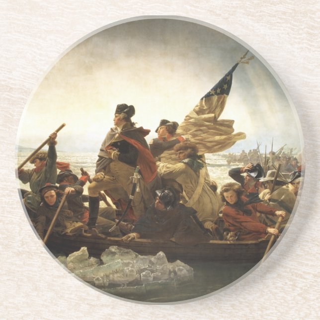 Porta-copos Washington que cruza o Delaware - 1851 (Frente)