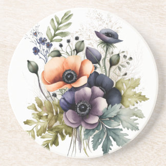 Porta-copos Watercolor Bouquet 