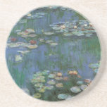 Porta-copos Waterlilies by Claude Monet, Vintage Flowers<br><div class="desc">Waterlilies (1916) by Claude Monet. Water Lilies is a vintage impressionism fine art floral painting. Monet's spring season flower garden in Giverny, France. This landscape is one of many variations of water lily paintings that Monet painted by his pond. About the artist: Claude Monet (1840-1926) was a founder of the...</div>
