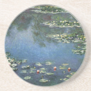 Porta-copos Waterlilies by Claude Monet, Vintage Flowers
