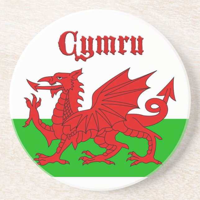 Porta-copos Welsh Flag Cymru (Frente)