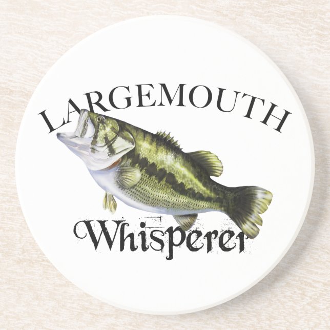 Porta-copos Whisperer de Bass Largemouth (Frente)