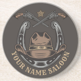 Porta-copos Wild West Revolver Horsferes Western Cowboy Saloon