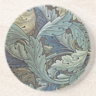 Porta-copos William Morris Acanthus Sage Flor de Floral Botâni