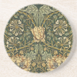 Porta-copos William Morris Honeysuckle Green Floral