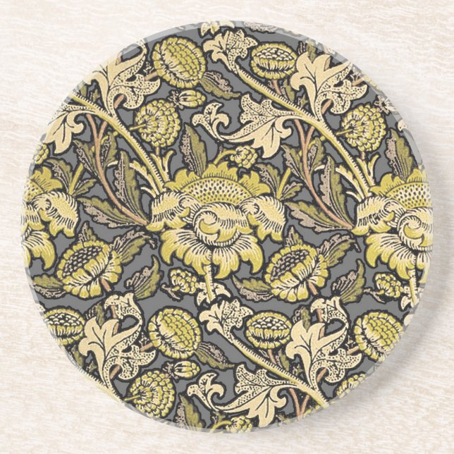 Porta-copos William Morris Wey Floral Wallpaper (Frente)