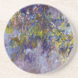 Porta-copos Wisteria (metade esquerda) por Claude Monet