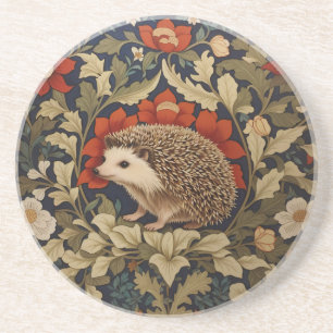Porta-copos Woodland Hedgehog William Morris Inspirou