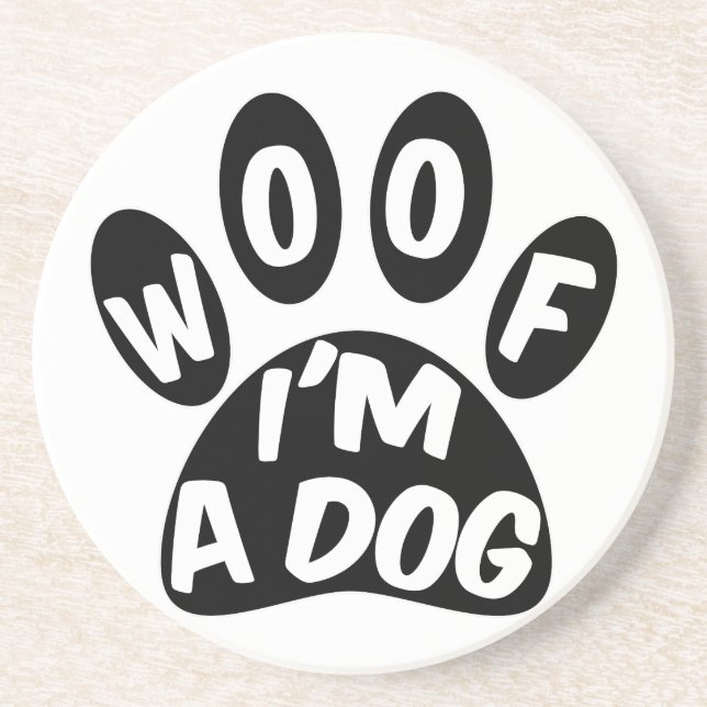 Porta-copos Woof I'm A Dog (Frente)