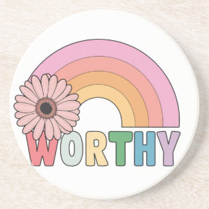 Porta-copos Worthy Rainbow Bloom