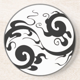 Porta copos Yin-Yang Swirl